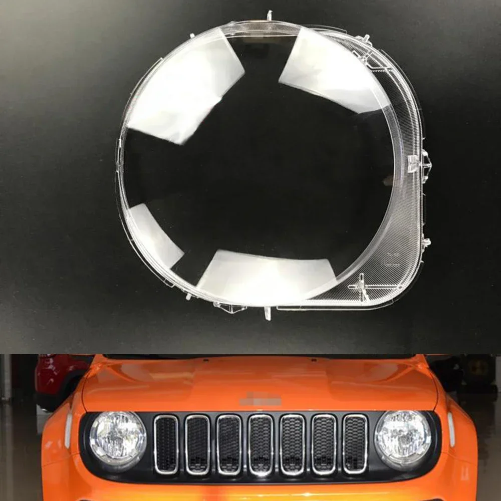 

Для Jeep Renegade Patriot 2016 2017 2018 2019 2020 2021, крышка фары, линза автомобиля, стекло, передний абажур, авто корпус