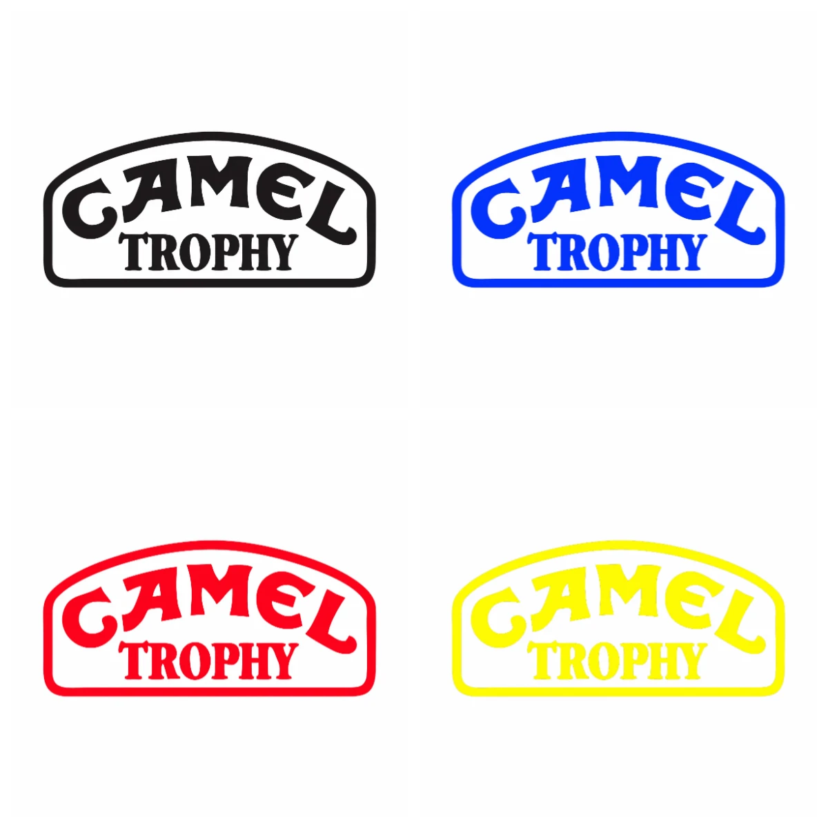 

Vintage Camel Trophy Sticker - Protective Vinyl Figure Decal for Car, Truck & Motorcycle Exterior 15cm