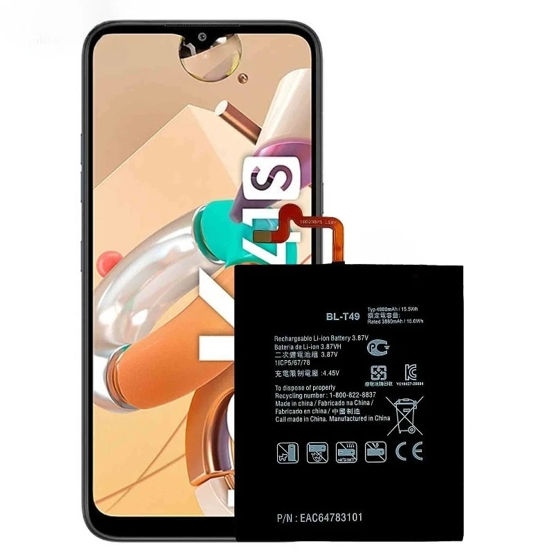 جديد جودة عالية 4000mAh BL-T49 بطارية ل LG K510 K51S K61 K41S LM-K410BMW LM-K510BMW LM-K51 بطاريات عالية الجودة