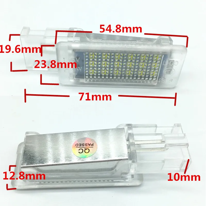 Car LED Footwell Light Luggage compartment Trunk Light Glove box Lamp For Golf 5 MK5 6 MK6 Jetta Passat B6 B7 B8 CC EOS Tiguan
