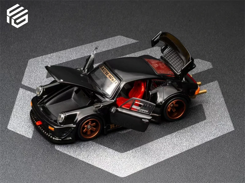 [PreVendita] Modellino Auto FG 1:64 RWB930 Nero in Metallo Pressofuso