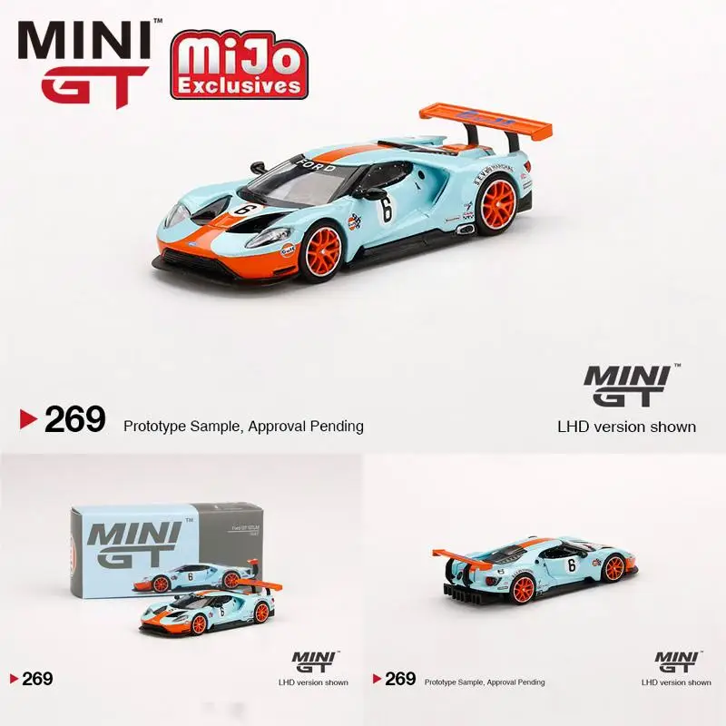 

TSM MINI GT 269 1:64 Ford GT gulf литая под давлением модель гоночного автомобиля детские игрушки в подарок