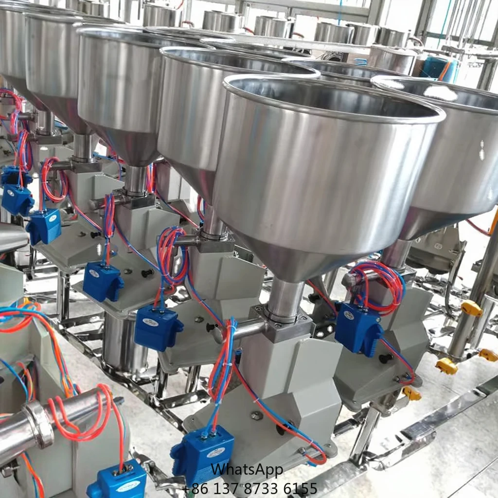 

Foot Controlled Filling Machine Suitable For Sesame Sauce And Edible Oil Sauce Filling Machine