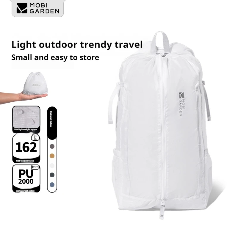 

MOBI GARDEN 20L Large Capacity Water Repellent Wear Resistant Ultralight Compact Foldable Backpack Portable For Hiking Travel