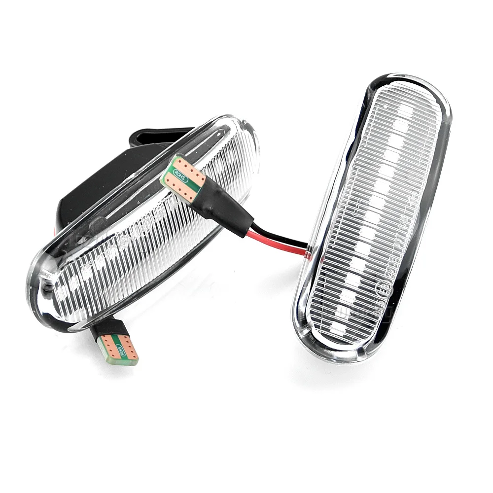 2Pcs For Fiat Panda 169 Grande Punto Inkl. Evo Doblo Fiorino Linea Idea Dynamic LED Side Marker Light Repeater Lamp