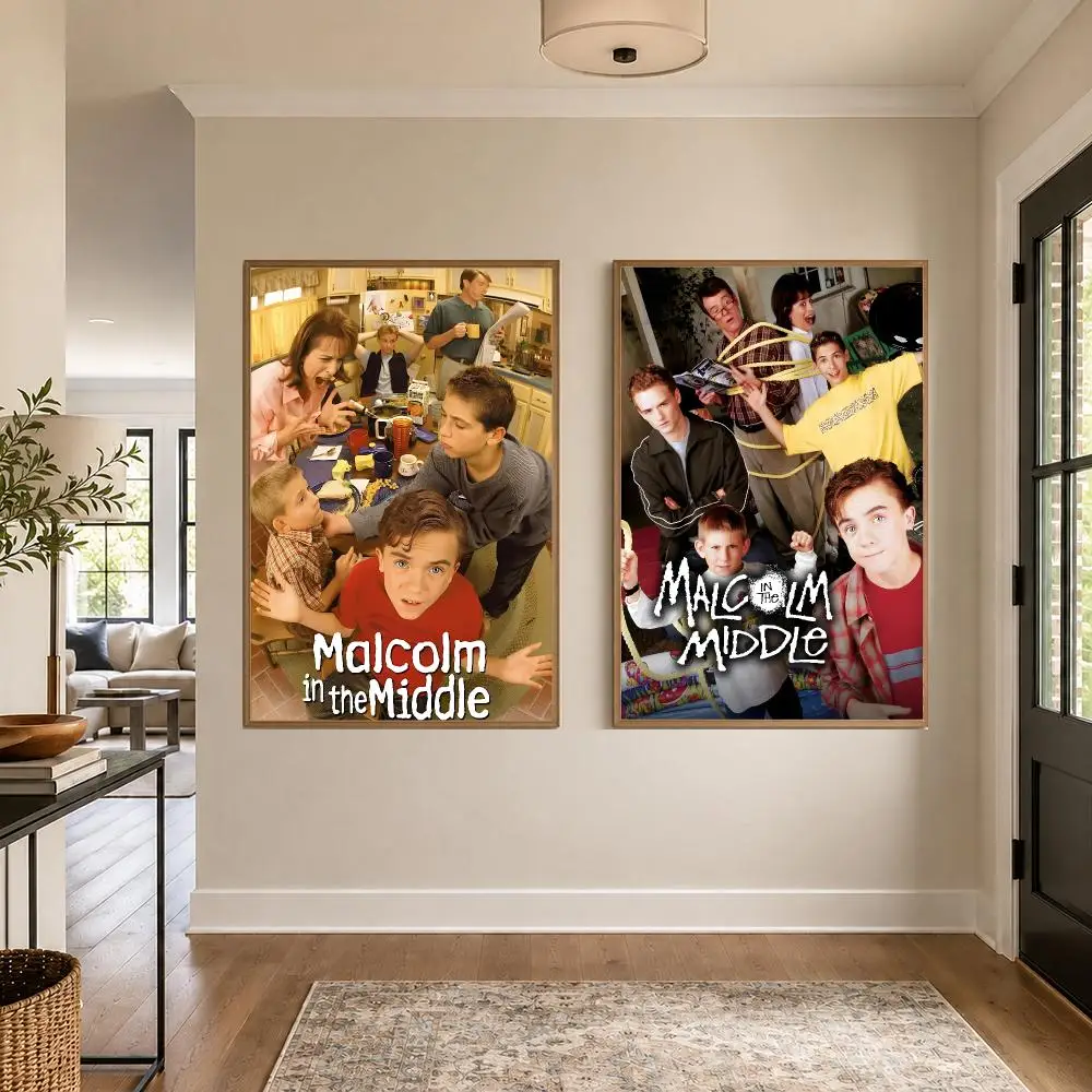 Comedy Malcolm in the Middle Poster Graphic Wall Art Poster HD Waterproof PP Paper Print Bedroom Living Room Office Decor Gift