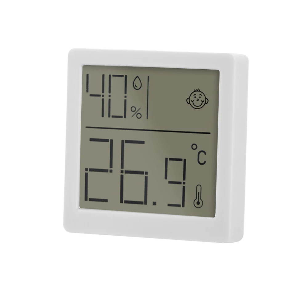 LCD Digital Electronic Temperature And Humidity Meter -50~70 ℃ 10~99% RH Indoor Outdoor Temperature Humidity Measuring Device