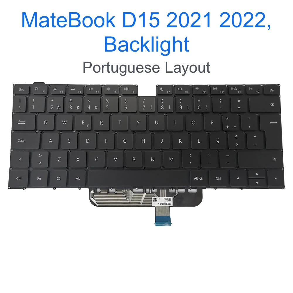 Backlit Keyboard for Huawei MateBook D15 BOHK WAX9X WAP9R, 2022