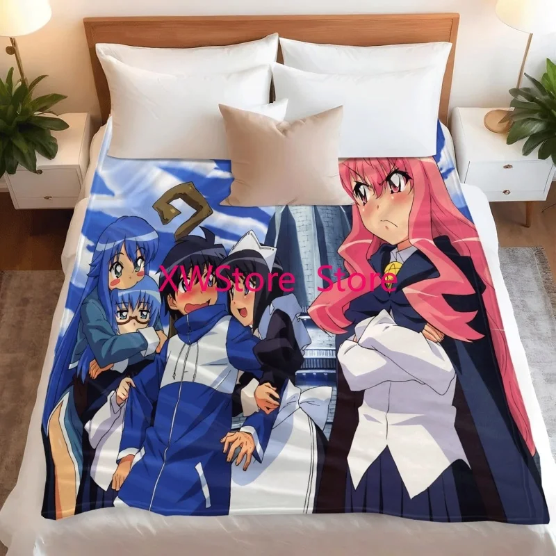 

Japanese Anime Flannel Blanket - Thickened Winter Warmth for Office/Home/Student Dorm