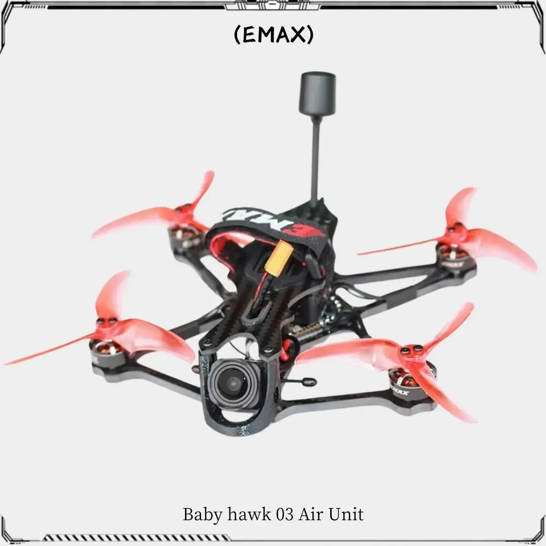 EMAX Babyhawk O3 155mm Wheelbase F4 AIO 25A ESC 3.5 Inch Freestyle FPV Racing Drone BNF with DJI O3 Air Unit Digital System