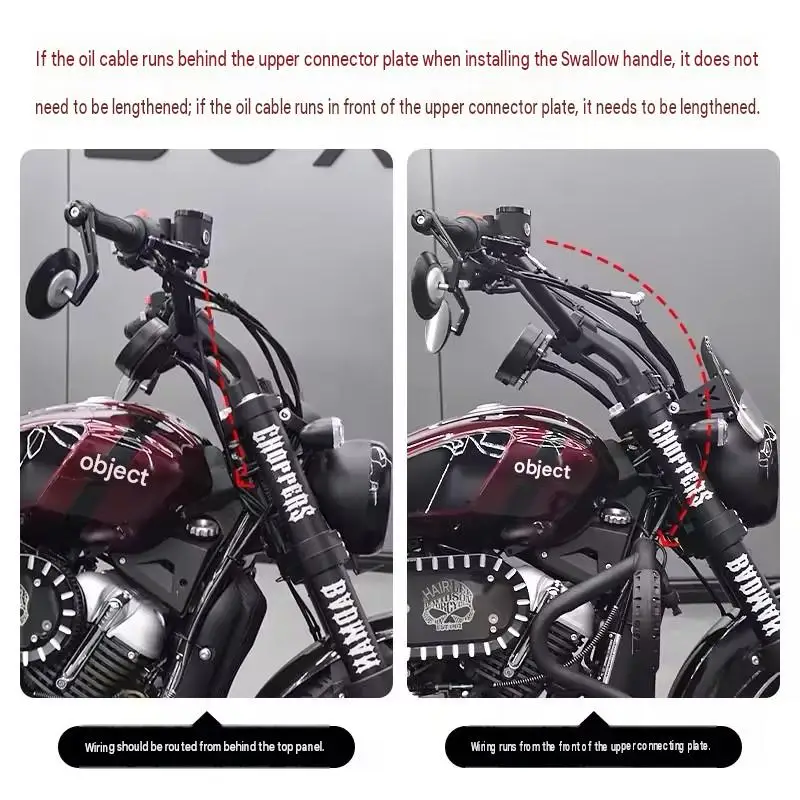 Motorcycle Handle Bar Riser Spacer For Benda Chinchilla 350 Aluminum Heighten Rear Mount Adapter
