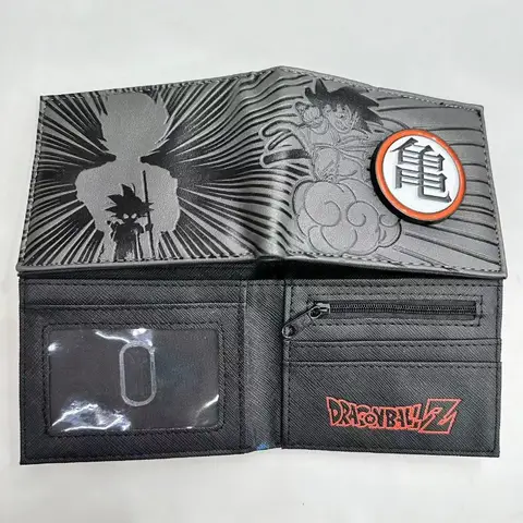 Tecknad Dragon Ball-serie Metallspänne Fyrkantig Kort Plånbok Kreativ Multifunktionell Myntförvaringskortpaket Barnpresent 8 best sales Cartera Dragon Ball - №3