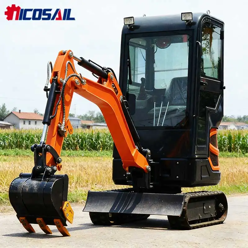 

Мини-экскаватор прочного гусеничного типа для орошения фермы, обслуживания и строительных площадок, одобрено EPA и EUR5