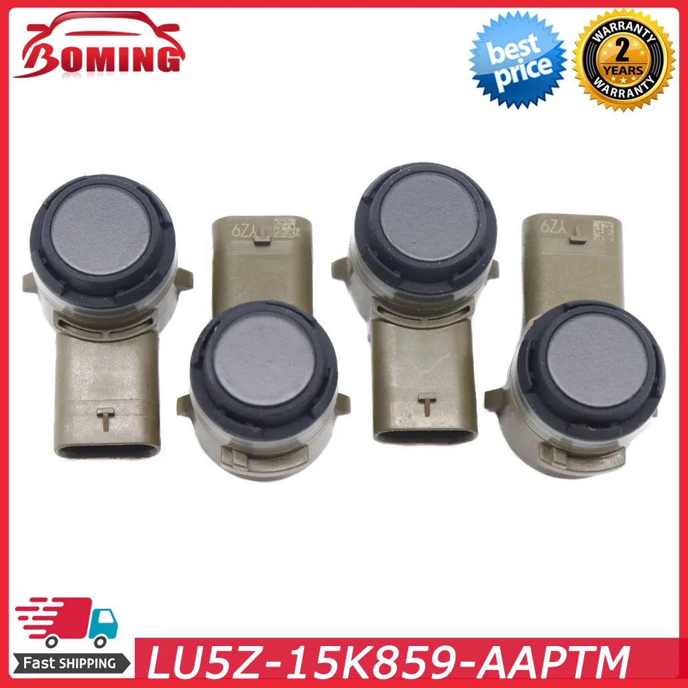 

4Pcs Car Backup Bumper Reverse Assist Radar PDC Parking Sensor LU5Z-15K859-AAPTM For Ford Bronco F-150 2021 LU5Z15K859AAPTM