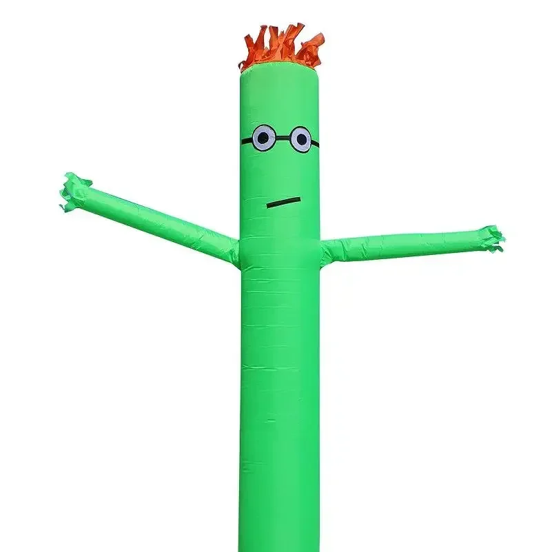 Air Dancer Sky Dancer Inflatable Tube Puppet, Wind Flying for 45cm Blowe, Green, 10ft, 3M