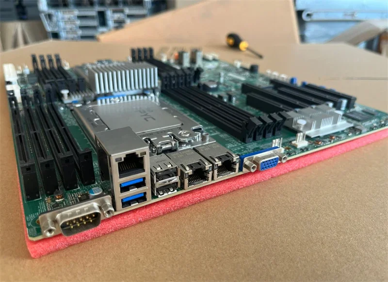 90% new H11DSi mainboard EPYC 7002 series 2TB Registered ECC DDR4 2666MHz SDRAM H11DSi server motherboard