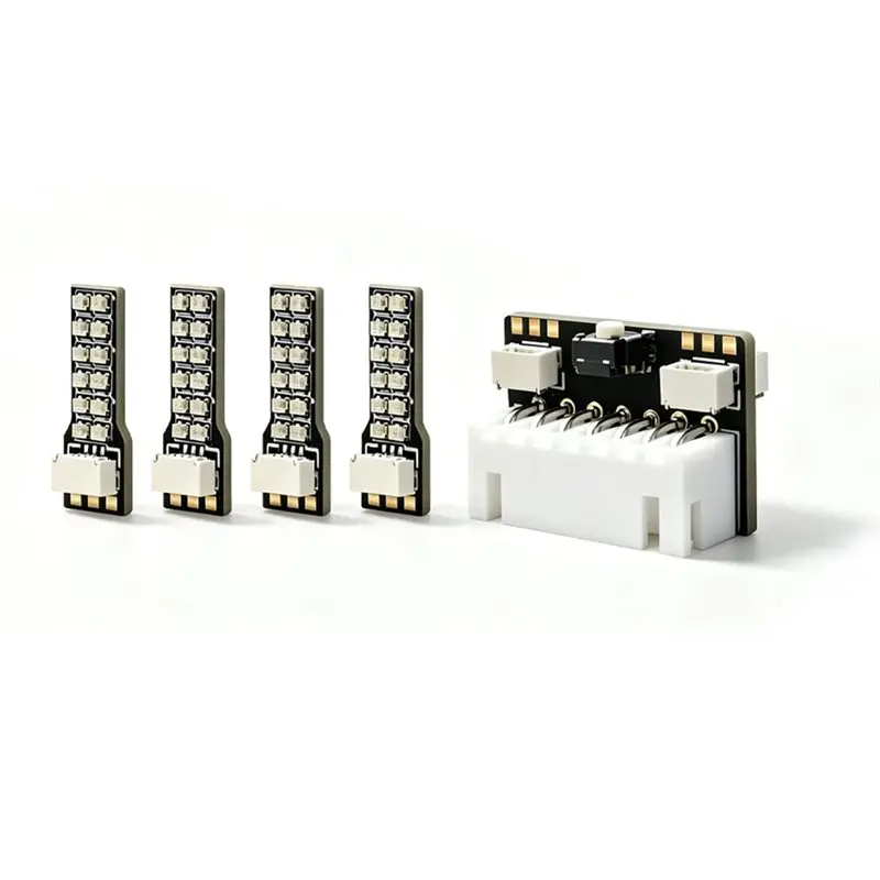 【new-a09r-】-rc-fpv-ドローン-クアッドコプター用-led-ストリップライト-コントローラー-キット-6-色-5-つの明るさレベル-4-つのモード-ワンキー
