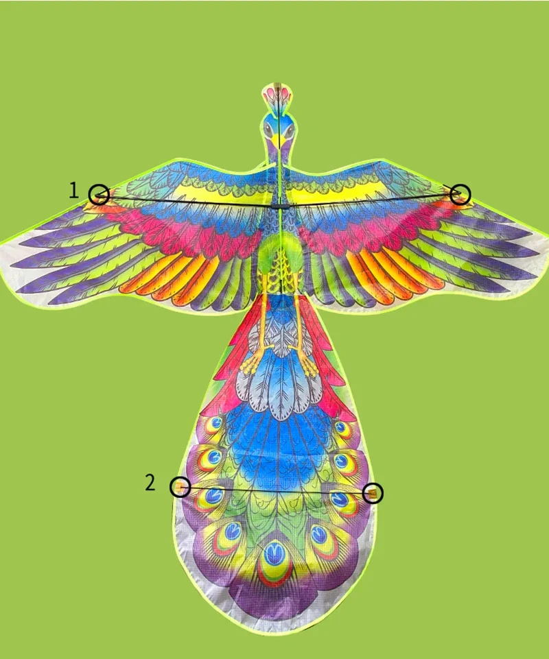 Envío Gratis, gran pavo real, pipa voladora de nailon, colas de pipa weifang, fábrica de pipas, juguetes para niños, paracaídas al aire libre, surf