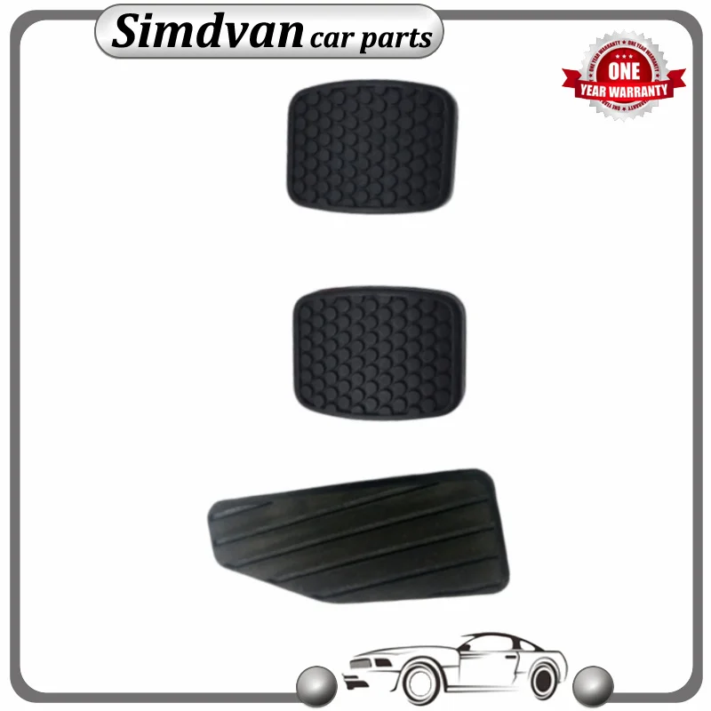 Juego de 3 Almohadillas de Goma para Pedal de Freno y Embrague para Suzuki Samurai Vitara Daewoo Matiz Tico 49451-60B00 49751-79001 4975179001