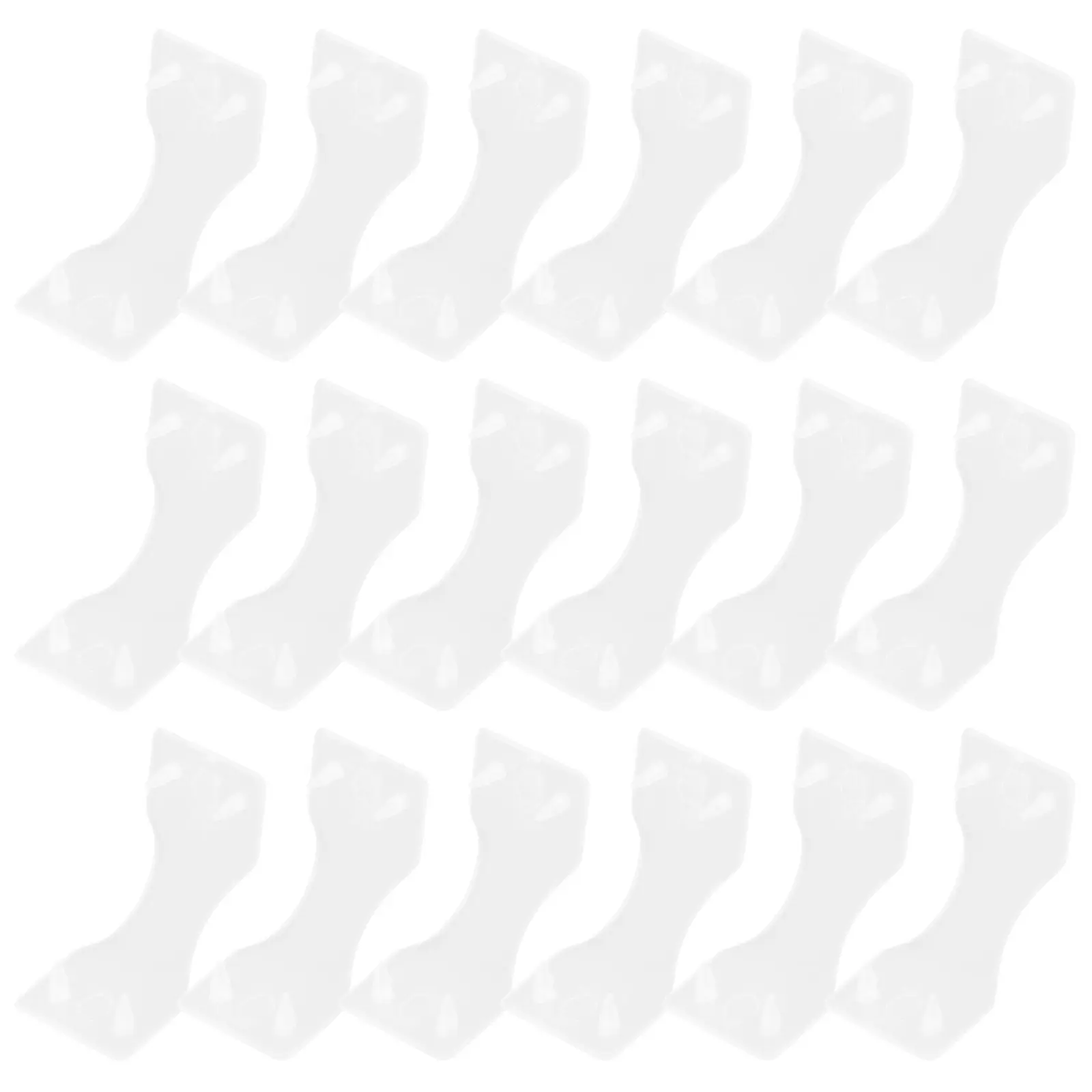 50Pcs Bandage Buckle Plastic Bandage Fixator Fastener for Outdoor Sports Home Use Easy Apply Secure Hold Lightweight