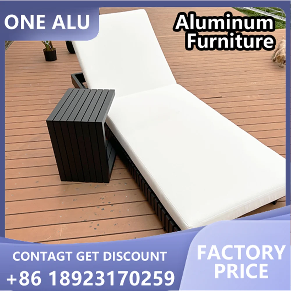 

Modern New Leisure Aluminum Conversation Sets With Staple Fiber Cloth New Style Hotel Patio Aluminum Outdoor Sofa Garden Furnitu