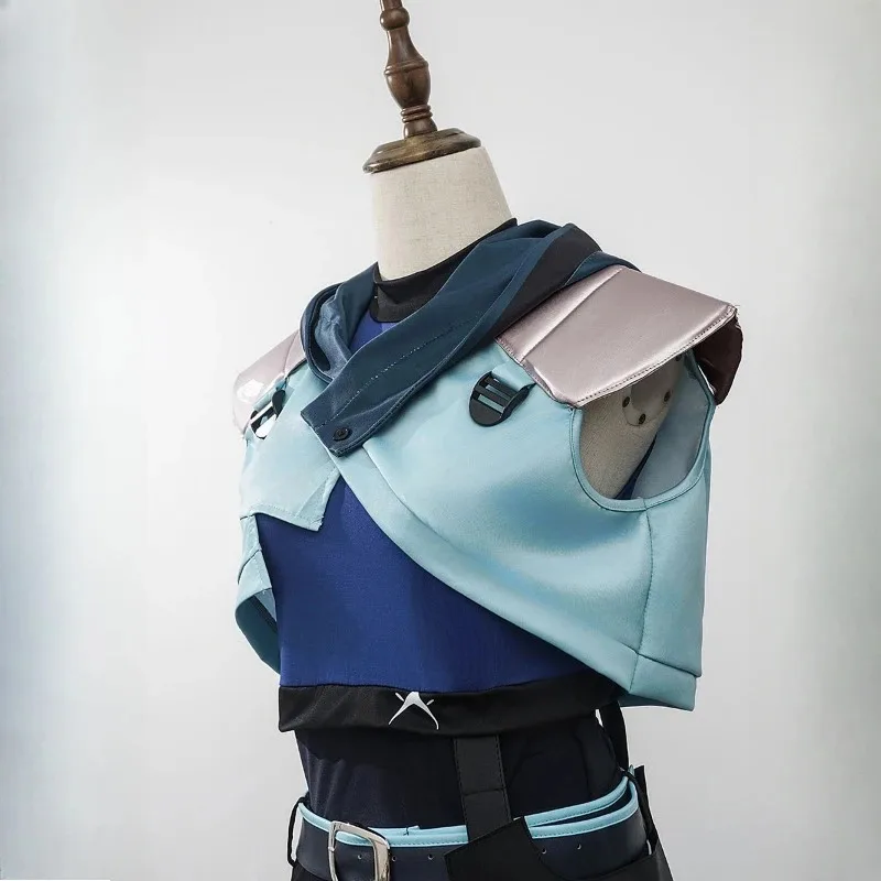 لعبة VALORANT Jett أزياء تنكرية لزي القتال مجموعة كاملة من شخصيات البطل فستان أنيمي كرنفال Pa4;v'5,f;6.j;8' #5