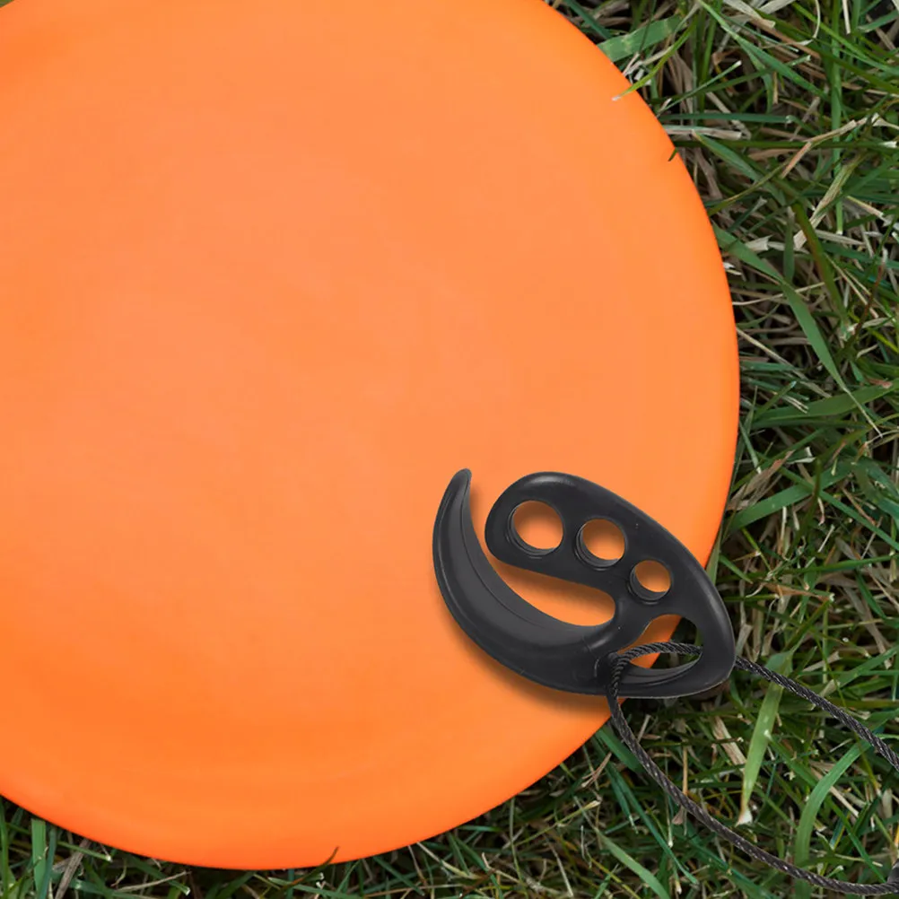 

Flying Disc Holder Compact Detachable Disc Clamp with Cable Portable Clip for Outdoor Sports Beach Games Equipment