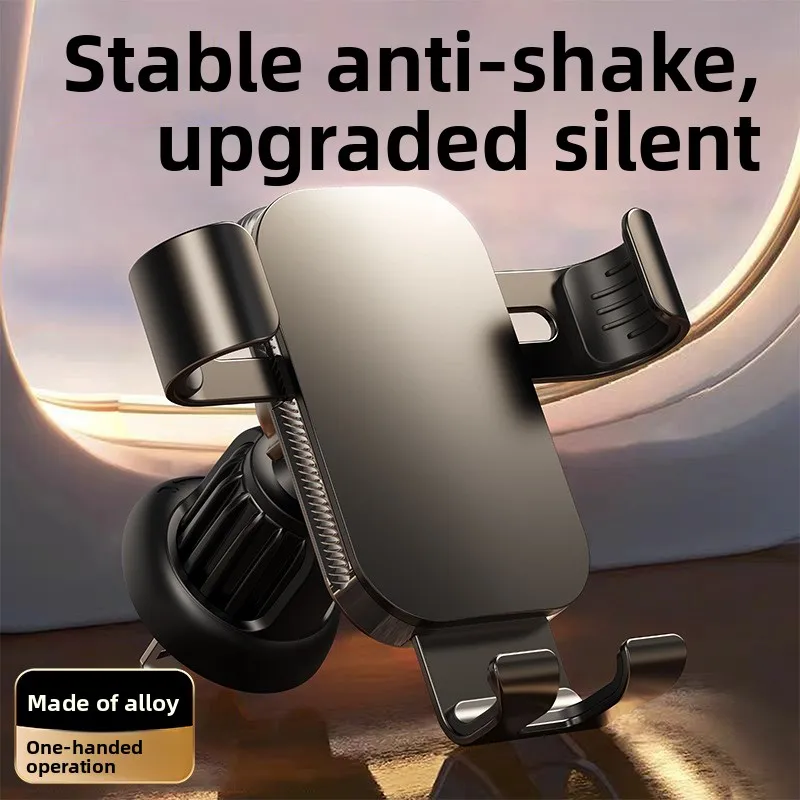 

New Gravity Car Phone Holder Air Vent Hook Phone Mount 360-Degree Rotation Smart Phone Holder for Car One-Hand Placement