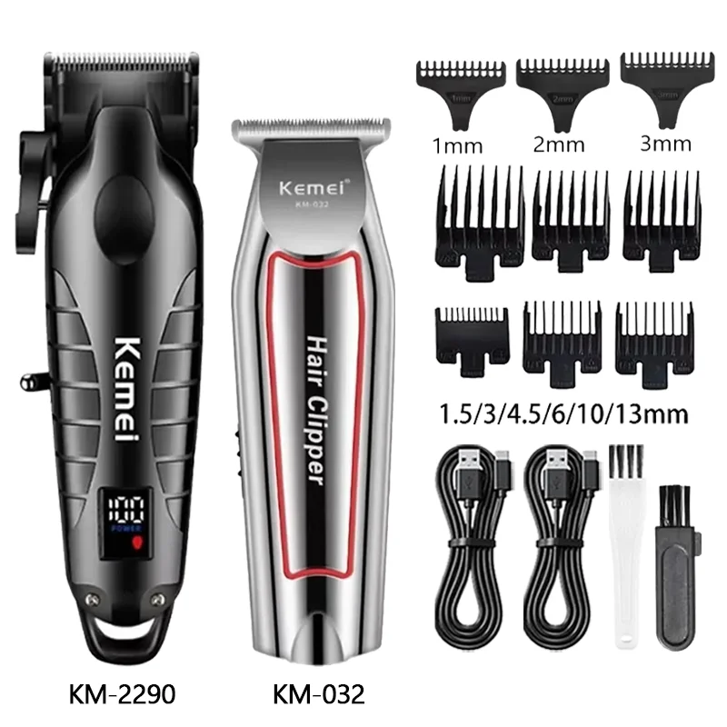 maquina-de-cortar-cabelo-profissional-sem-fio-recarregavel-para-barbeiro-e-homens-modelos-km-032-km-2290-km-tx10