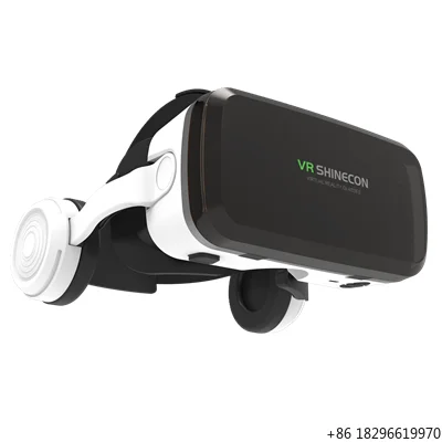 Wholesale 3D HD VR Glasses With Headphone Mobile Phone Immersive Virtual Reality Gaming Eyewear