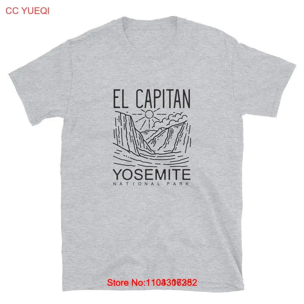 The EL CAPITAN Yosemite National Park, Short-Sleeve Unisex T-Shirt