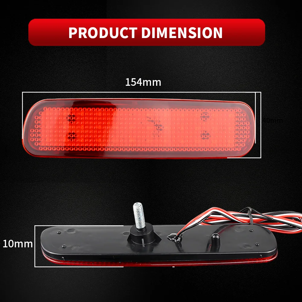 LED Rear Bumper Reflector Light For Toyota Land Cruiser 100 For Cygnus LX470 1991-2007 Tail Brake Warning Lamp Car Accessories