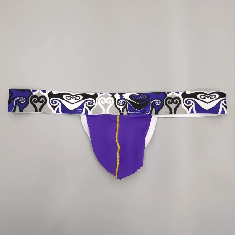 

Man G-string And Thong Sexy Low-rise Solid Color Underpants Ice Silk Male Pouch Bikini T-back Panties Tangas
