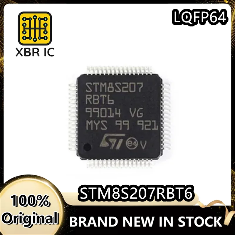 

(3/10 pieces) STM8S207RBT6 LQFP-64 8-bit microcontroller MCU New original authentic spot fast delivery