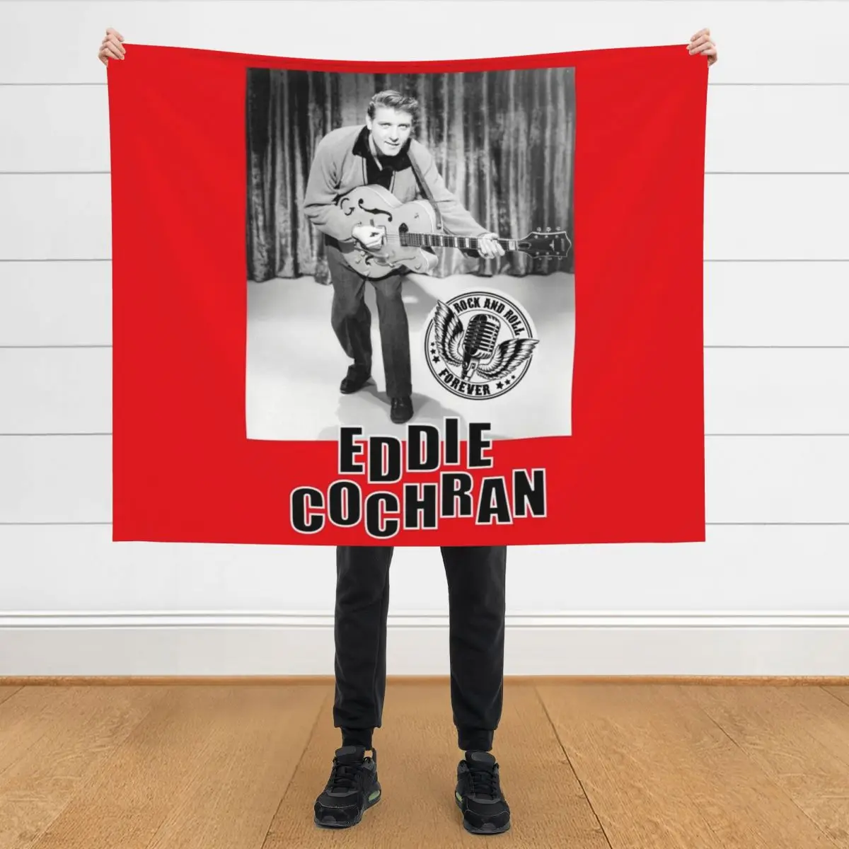 

Eddie Cochran Throw Blanket funny gift Summer Luxury Brand warm for winter Blankets