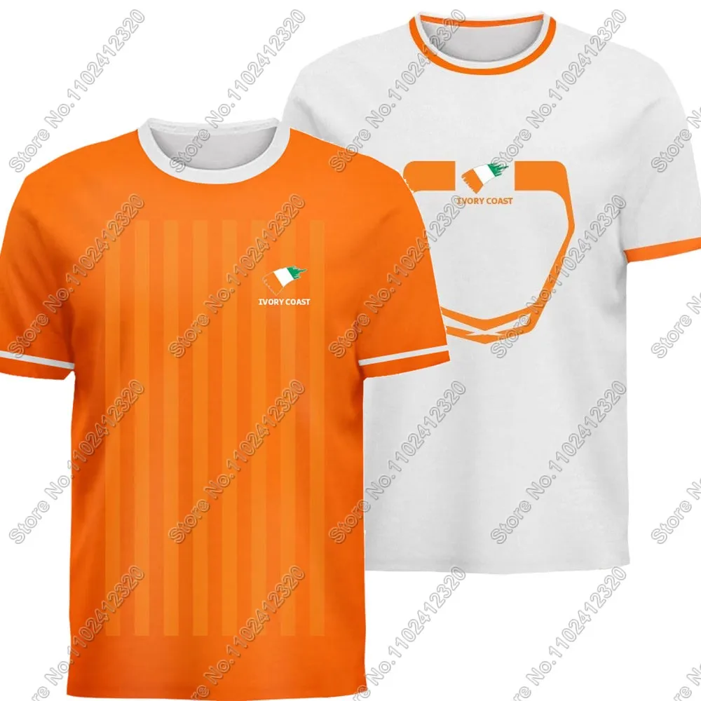 Maillot Ivory Coast National Jersey team Fans 2025 T Shirts 3D Print Mens Shorts Running Streetwear Casual Training Suit Clothe