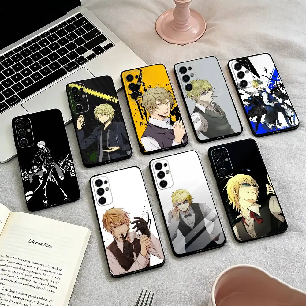 Anime DuRaRaRa Shizuo-O Heiwajima Phone Case For Samsung S25,S24,S21,S22,S23,S30,Ultra,S20,Plus,Fe,Soft Silicone Black Cover