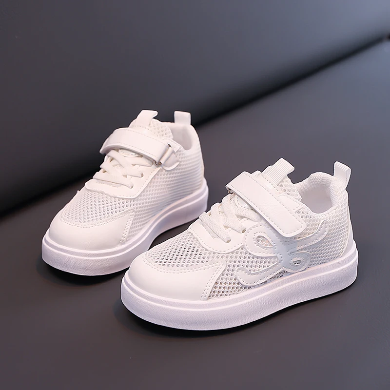 

. Summer Light Outdoor Athletic Sneakers Kids Full Vent Air Mesh Soft Foam Slip Resist Cushion Casual Sport Shoe