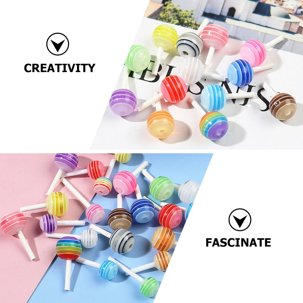 50 قطعة مصاصات صغيرة تصميم أنيق مدمج ذو مظهر رقيق اختيار هدية رائع للأصدقاء والأسرة والأطفال مصاصات صغيرة