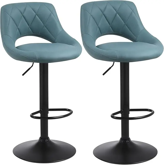 

Modern Counter Height Bar Stools Set Home Furniture With Stainless Steel Dining Chair For Dining Room