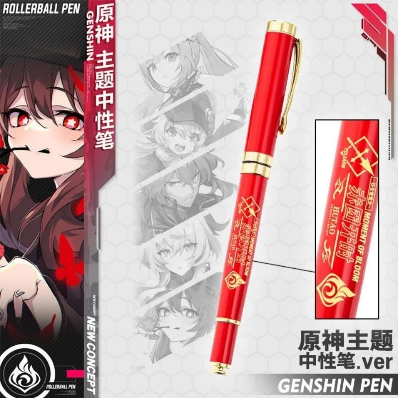 korean stationery cute pens  Genshin Impact Game Genshin Impact Game Anime neutral pen kawaii gel pens