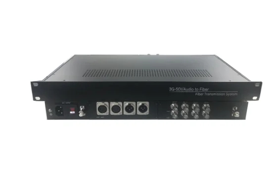 Fiber Optic Video 3G SDI/XLR Audio Converter Single Mode media converter fiber optical extender