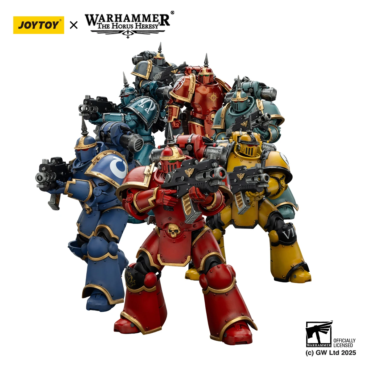 

JOYTOY Warhammer 40K Figure MK lll Tactical Legionary Space Wolves Ultramarines Alpha Legion Sons of Horus Thousand Sons Toys