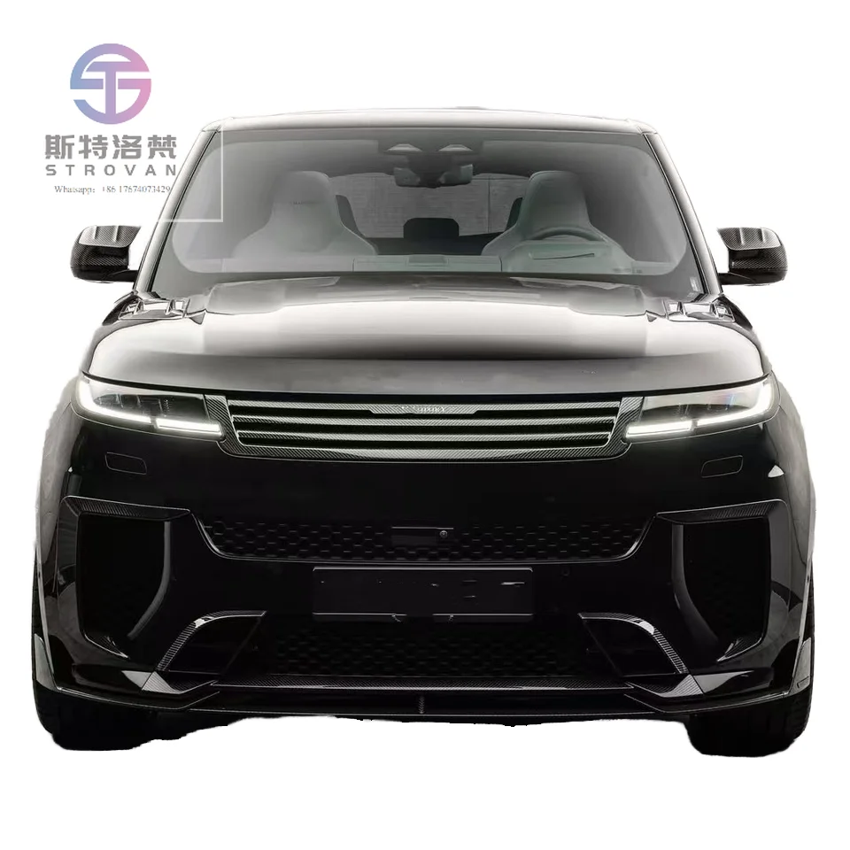 

For Range Rover Sport Carbon Fiber Body Kit Sport Upgrade MSY Style Carbon Fiber Front Lip Diffuser Spoiler Widebody Kit