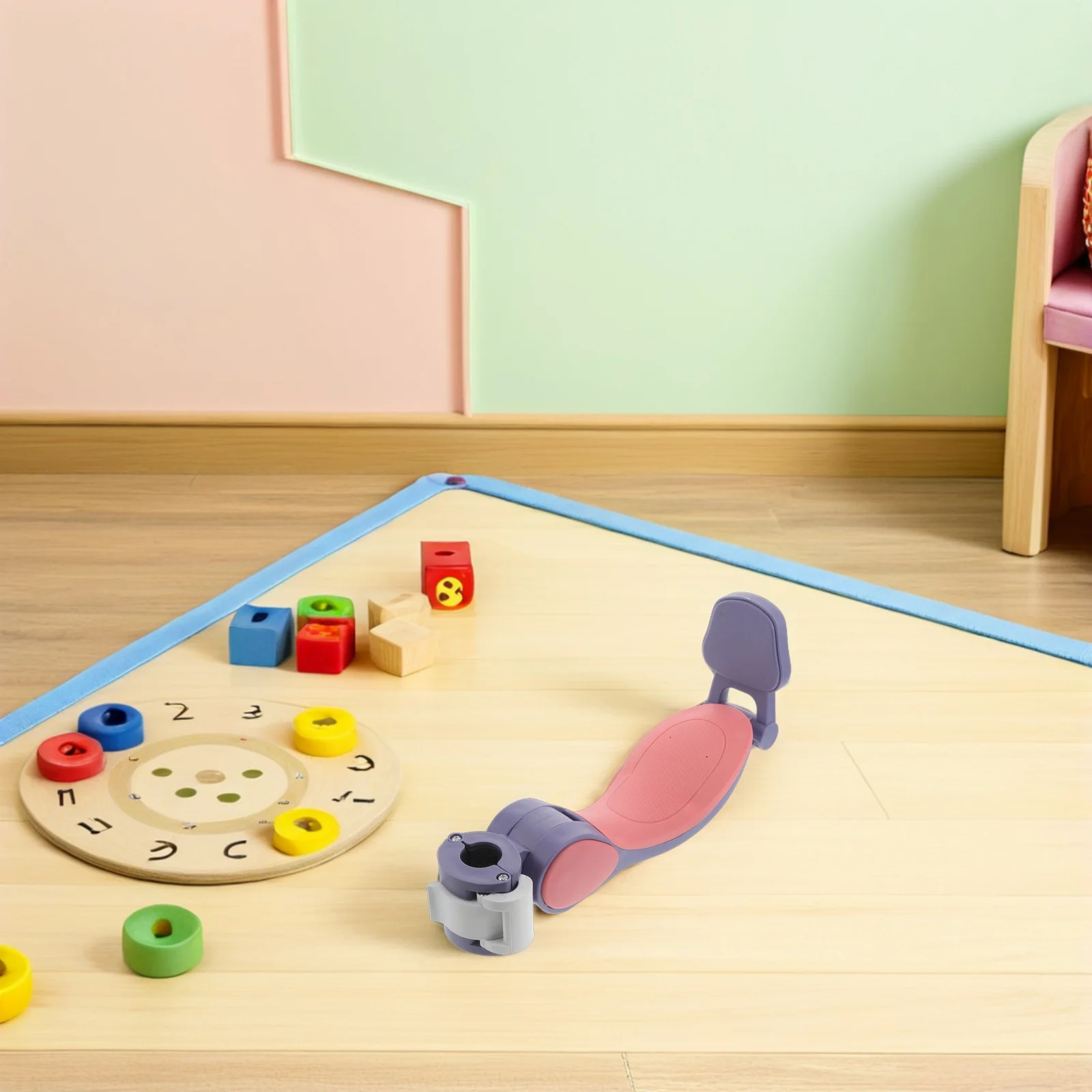 

Adjustable Scooter Seat Thickened Foldable Plastic Saddle Attachment Kids Toddler Riding Support Scooter Replacement Seat