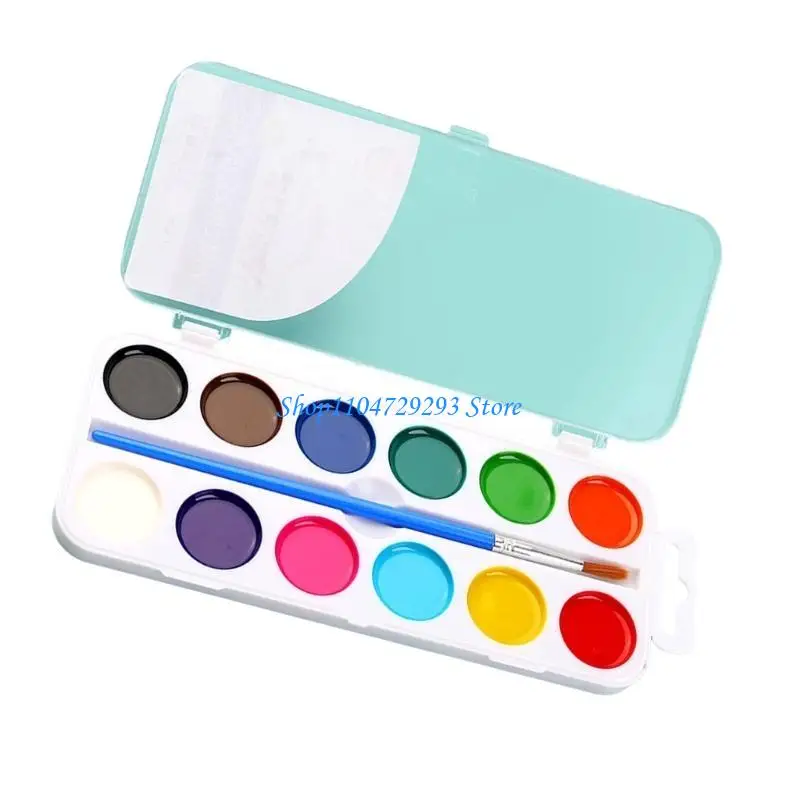 Y2GD Watercolor Paint Set Washable Watercolor Color with Paint Brush for Kids Valentines  Classroom Exchange Party Game Prize
