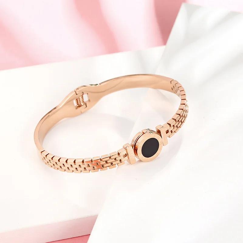 Roman Bracelets Stainless Steel Bracelet Women Vking Fashion Jewellery