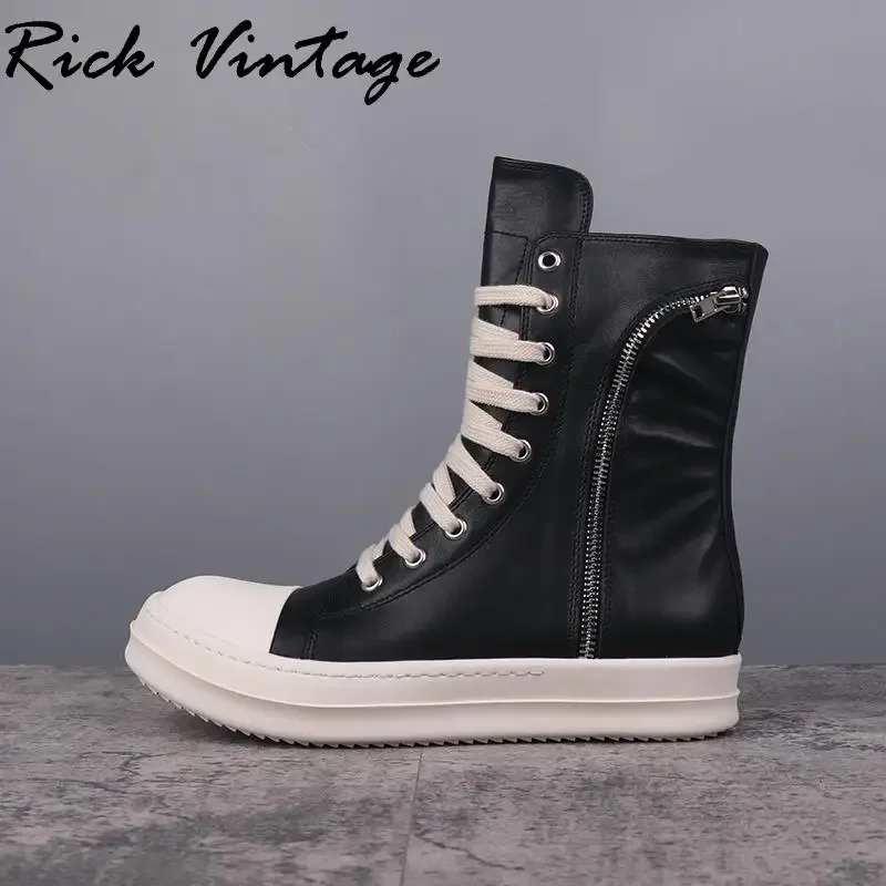 Rick Vintage Original Shoes Sneakers da donna Sneakers da uomo in vera pelle scarpe Streetwear scarpe Casual da uomo stivali di tela Ankel