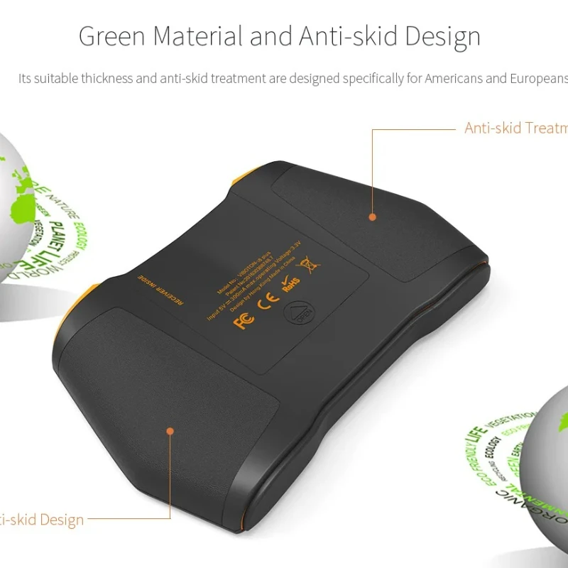삼색 백라이트 무선 마우스 원격 제어 다기능 마우스 및 키보드, 미니 터치 무선, 2.4G