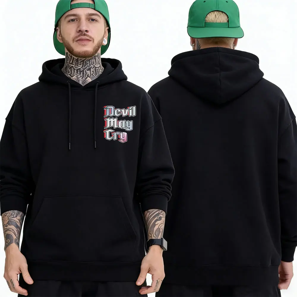 

Game Devil May Cry Dante Cosplay Hoodie Otaku Lover Men Sweatshirt Male Gothic Casual Oversized Hoodies Man Fashion Streetwear